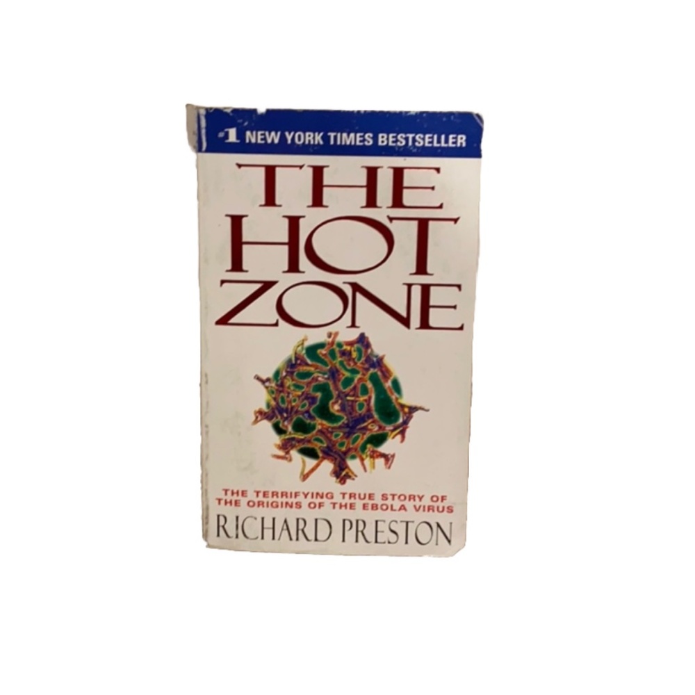 DONATING JUNE 1ST!!! The Hot Zone Paperback Novel